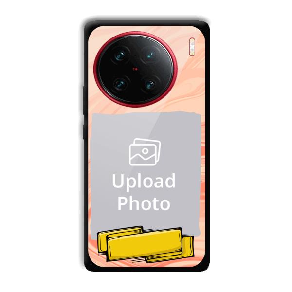 Pink Design Customized Printed Back Cover for Vivo X90
