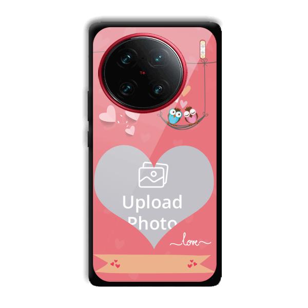 Love Birds Design Customized Printed Back Cover for Vivo X90
