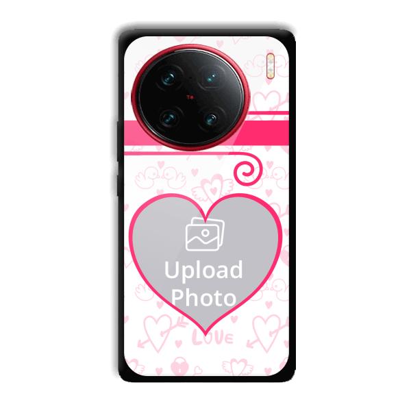 Hearts Customized Printed Back Cover for Vivo X90