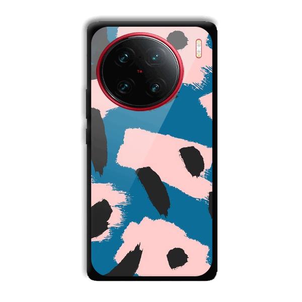 Black Dots Pattern Phone Customized Printed Back Cover for Vivo X90