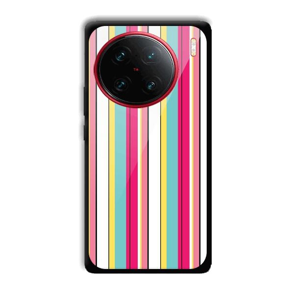 Lines Pattern Phone Customized Printed Back Cover for Vivo X90