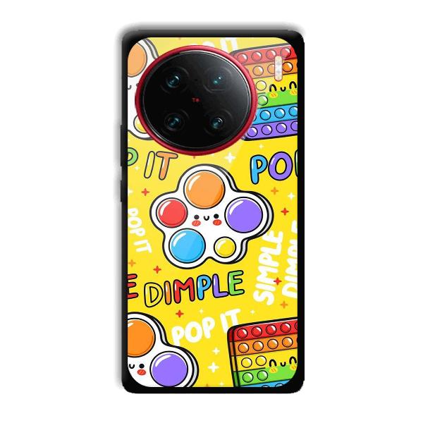 Pop It Phone Customized Printed Back Cover for Vivo X90