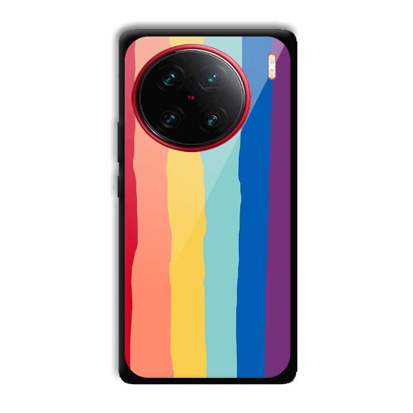 Vertical Paint Phone Customized Printed Back Cover for Vivo X90