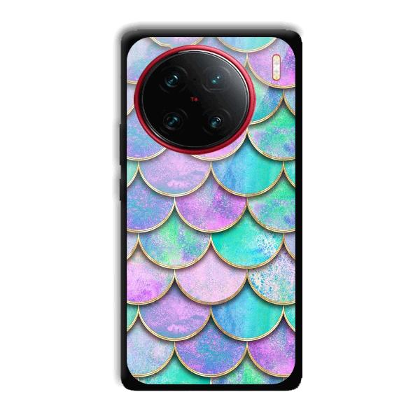 Mermaid Design Phone Customized Printed Back Cover for Vivo X90