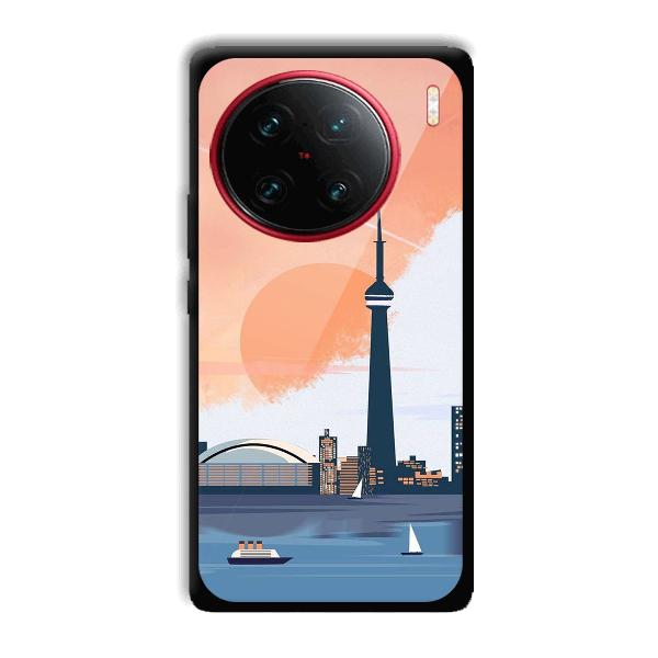 City Design Phone Customized Printed Back Cover for Vivo X90