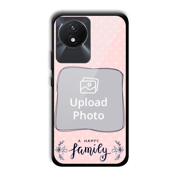 Happy Family Customized Printed Back Cover for Vivo Y02