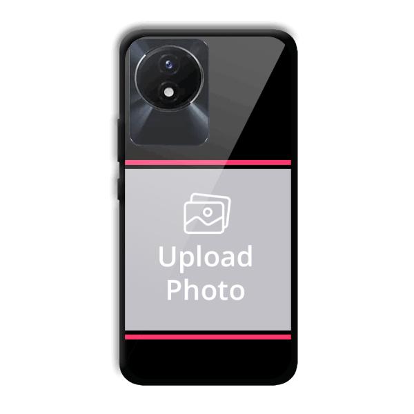 Pink Lines Customized Printed Back Cover for Vivo Y02