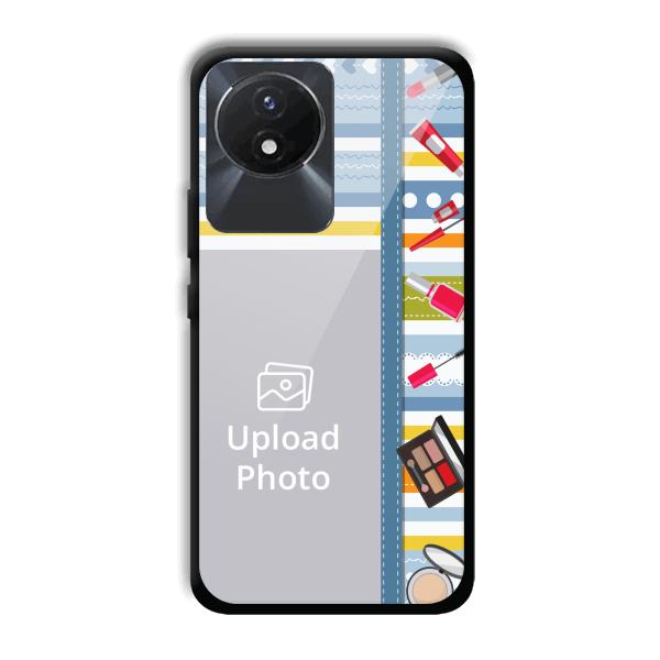 Makeup Theme Customized Printed Back Cover for Vivo Y02