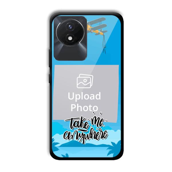 Take Me Anywhere Travel Customized Printed Back Cover for Vivo Y02