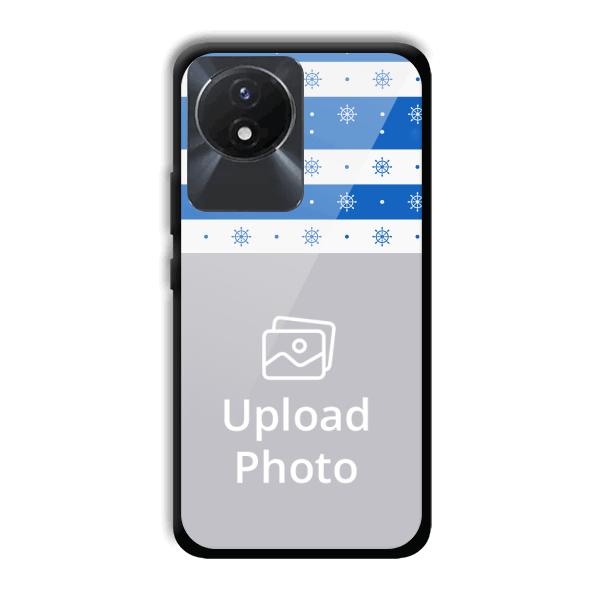 Blue Wheel Customized Printed Back Cover for Vivo Y02