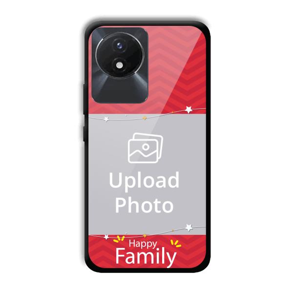 Happy Family Customized Printed Back Cover for Vivo Y02