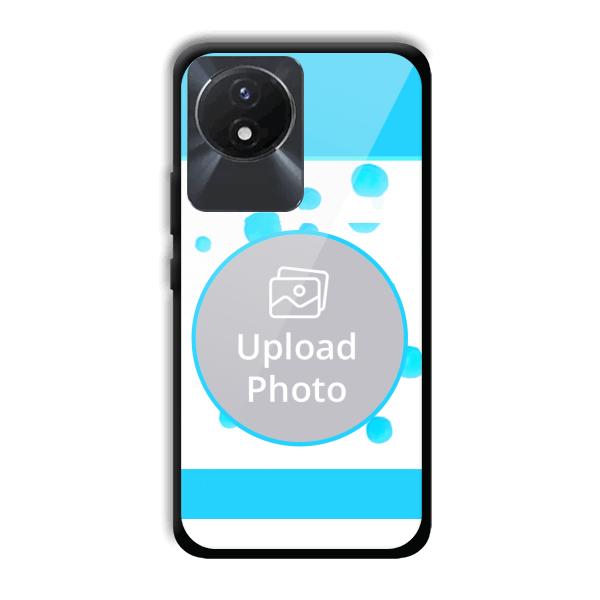 Bluish Customized Printed Back Cover for Vivo Y02