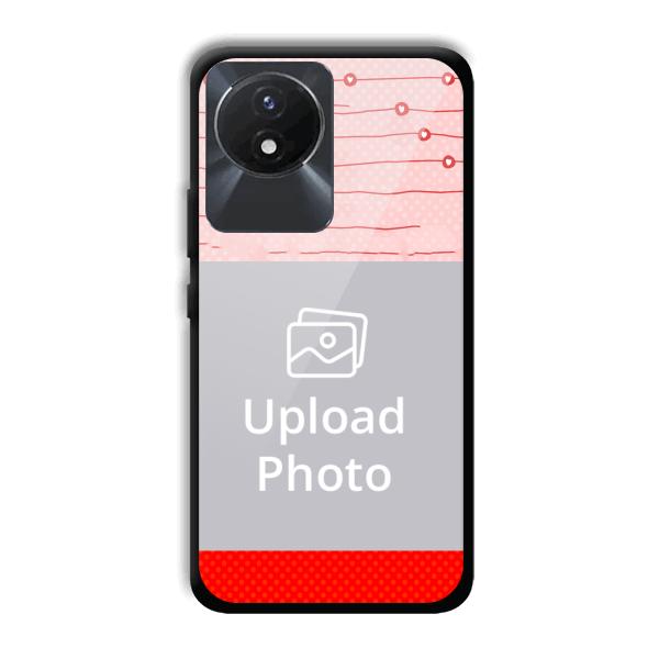 Hearts Customized Printed Back Cover for Vivo Y02