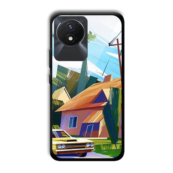 Car Phone Customized Printed Back Cover for Vivo Y02