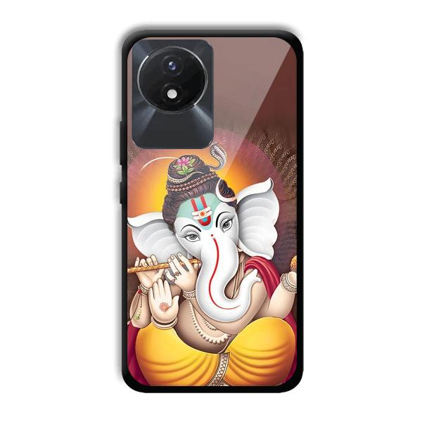 Ganesh Phone Customized Printed Back Cover for Vivo Y02