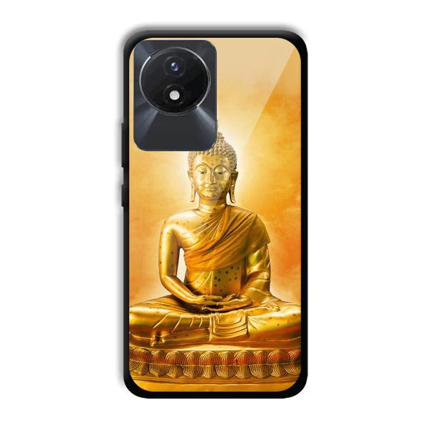 Golden Buddha Phone Customized Printed Back Cover for Vivo Y02