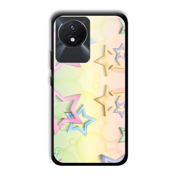 Star Designs Phone Customized Printed Back Cover for Vivo Y02