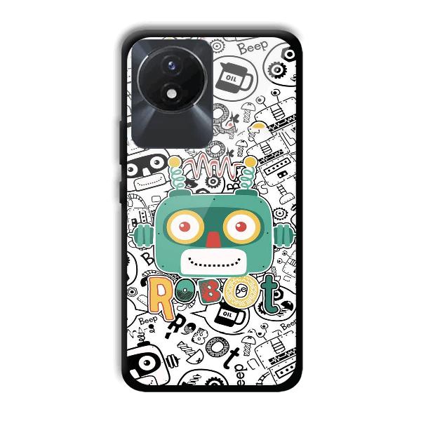 Animated Robot Phone Customized Printed Back Cover for Vivo Y02