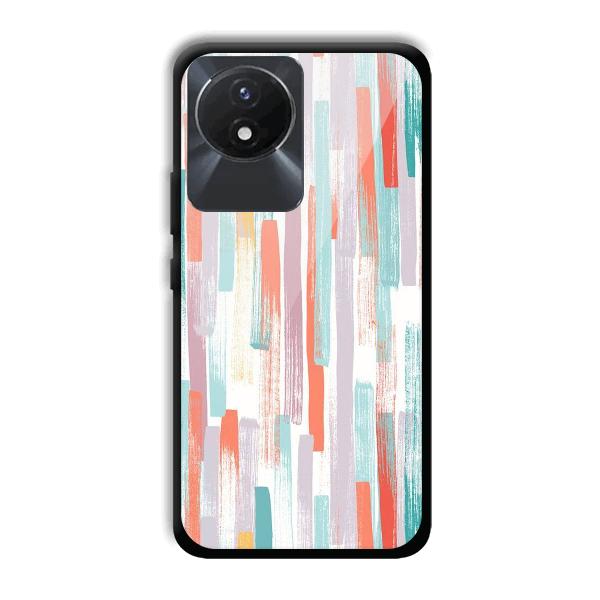 Light Paint Stroke Phone Customized Printed Back Cover for Vivo Y02