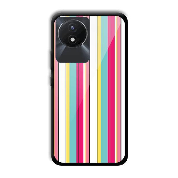 Lines Pattern Phone Customized Printed Back Cover for Vivo Y02