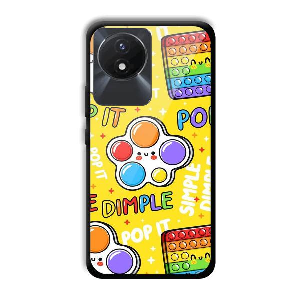 Pop It Phone Customized Printed Back Cover for Vivo Y02