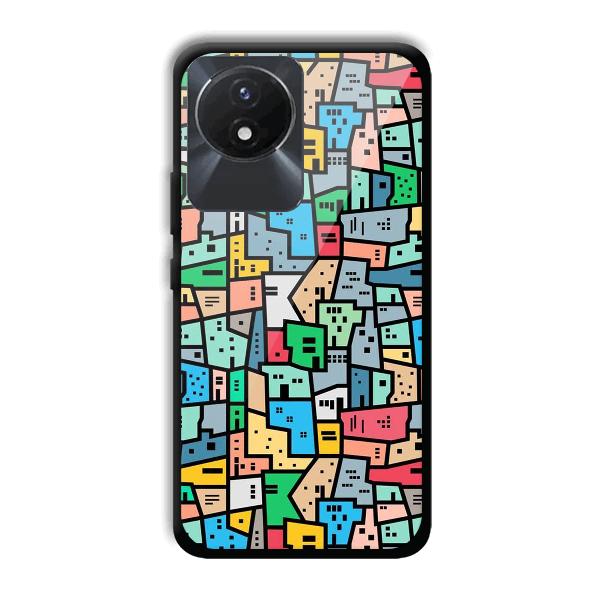 Small Homes Phone Customized Printed Back Cover for Vivo Y02