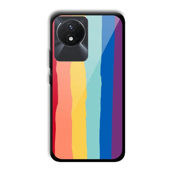 Vertical Paint Phone Customized Printed Back Cover for Vivo Y02