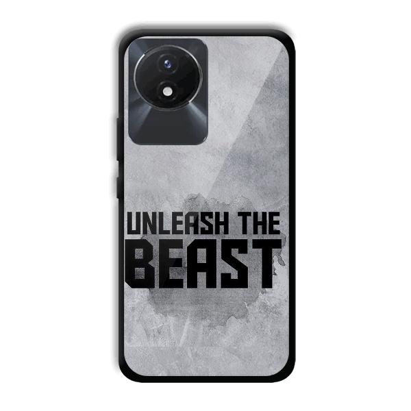 Unleash The Beast Phone Customized Printed Back Cover for Vivo Y02