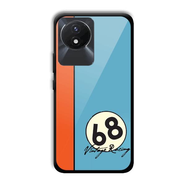 Vintage Racing Phone Customized Printed Back Cover for Vivo Y02