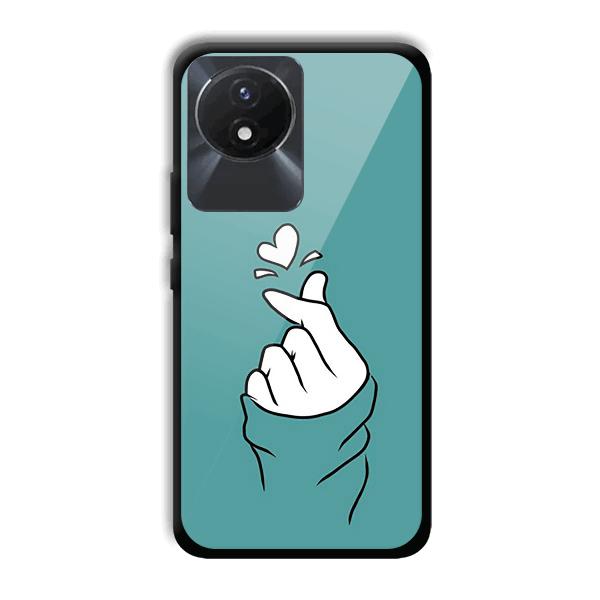 Korean Love Design Phone Customized Printed Back Cover for Vivo Y02