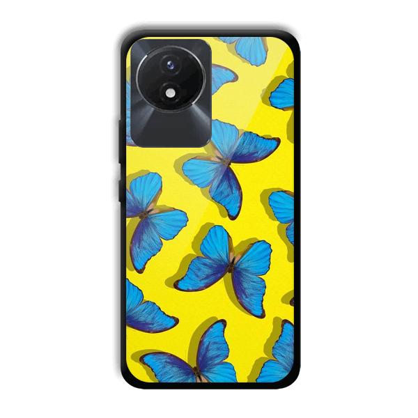 Butterflies Phone Customized Printed Back Cover for Vivo Y02