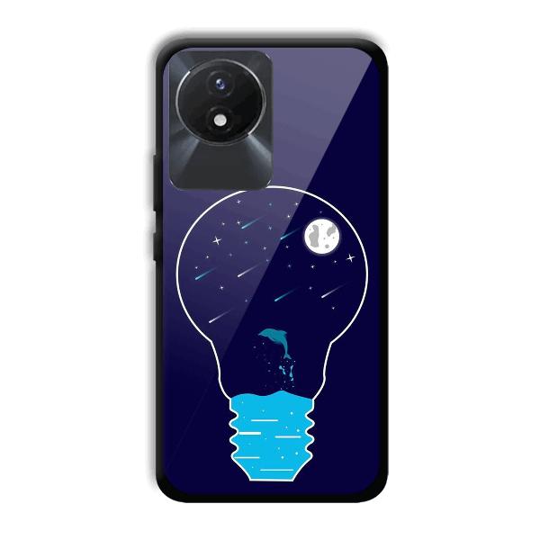 Night Bulb Phone Customized Printed Back Cover for Vivo Y02