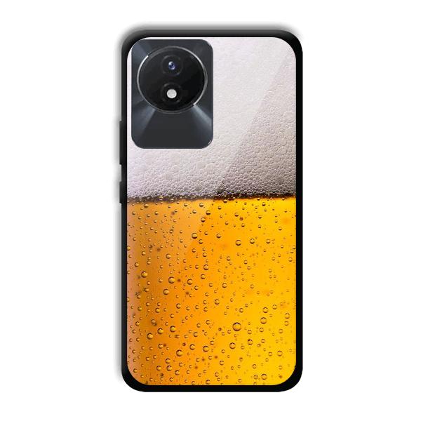 Beer Design Phone Customized Printed Back Cover for Vivo Y02