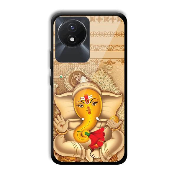 Ganesha Phone Customized Printed Back Cover for Vivo Y02