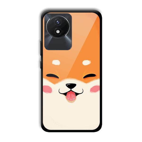 Smiley Cat Phone Customized Printed Back Cover for Vivo Y02