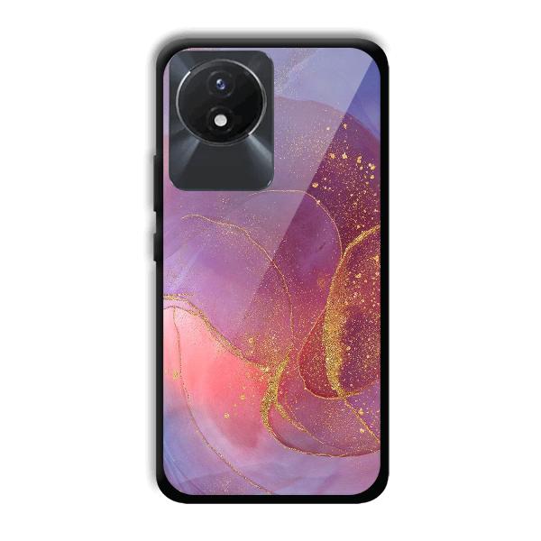 Sparkling Marble Phone Customized Printed Back Cover for Vivo Y02