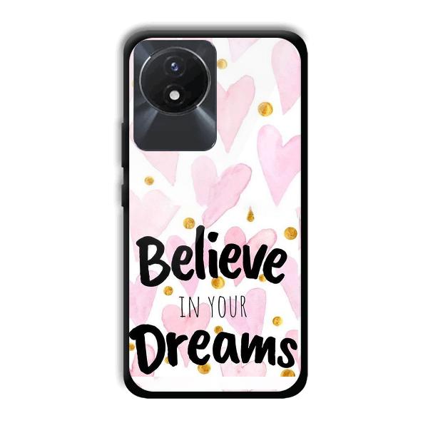 Believe Phone Customized Printed Back Cover for Vivo Y02