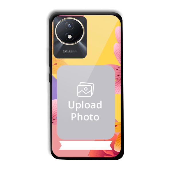 Colorful Flowers Customized Printed Back Cover for Vivo Y02t