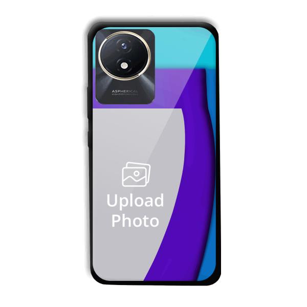 Blue Waves Customized Printed Back Cover for Vivo Y02t