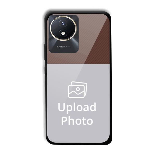 Brown Customized Printed Back Cover for Vivo Y02t