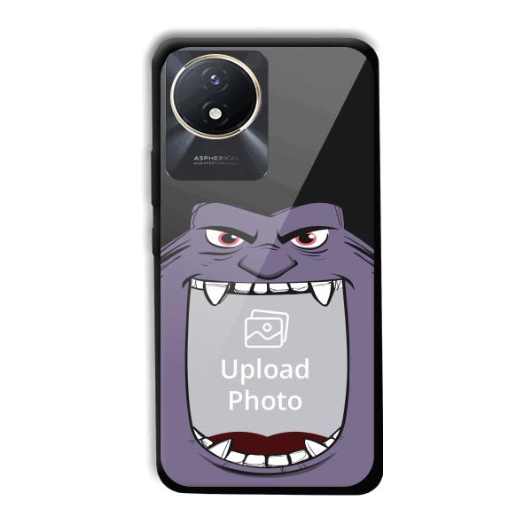 Purple Monster Customized Printed Back Cover for Vivo Y02t