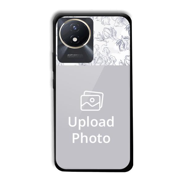 Flowers Customized Printed Back Cover for Vivo Y02t