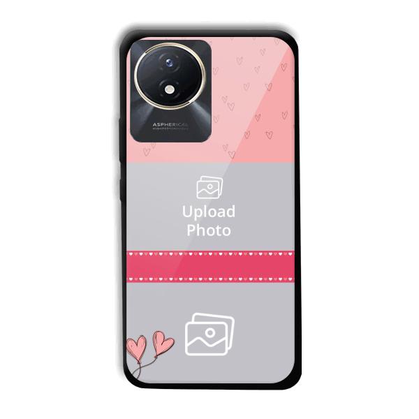 Pinkish Design Customized Printed Back Cover for Vivo Y02t