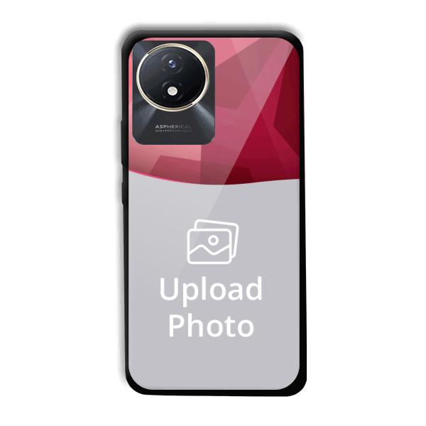 Pinkish Customized Printed Back Cover for Vivo Y02t