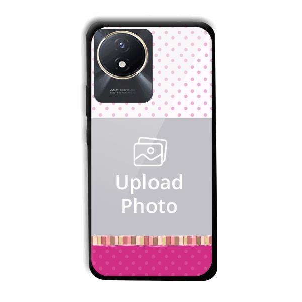 Baby Pink Design Customized Printed Back Cover for Vivo Y02t