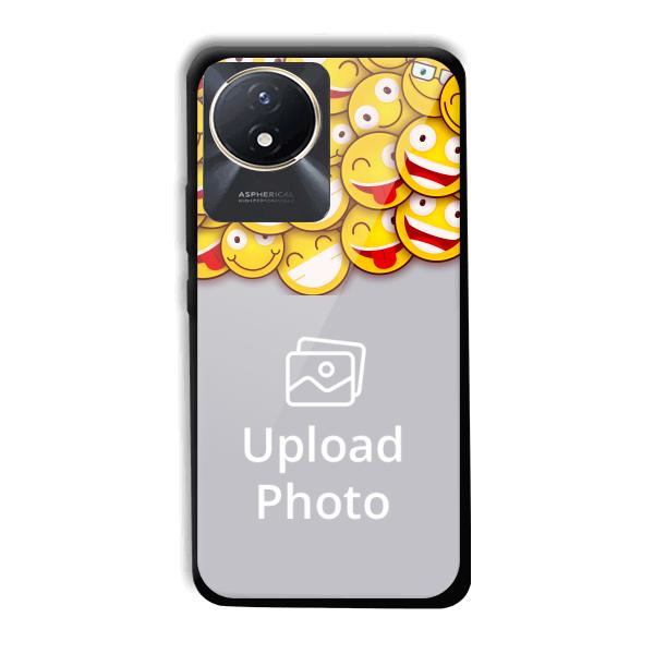 Emojis Customized Printed Back Cover for Vivo Y02t