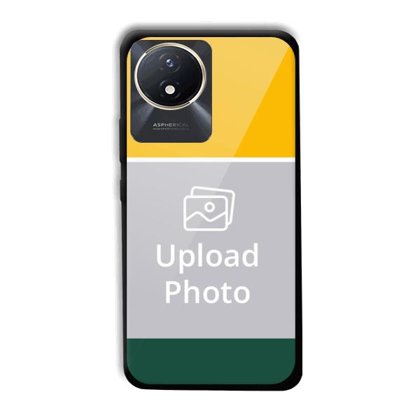 Yellow Green Customized Printed Back Cover for Vivo Y02t