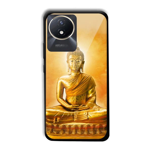 Golden Buddha Phone Customized Printed Back Cover for Vivo Y02t