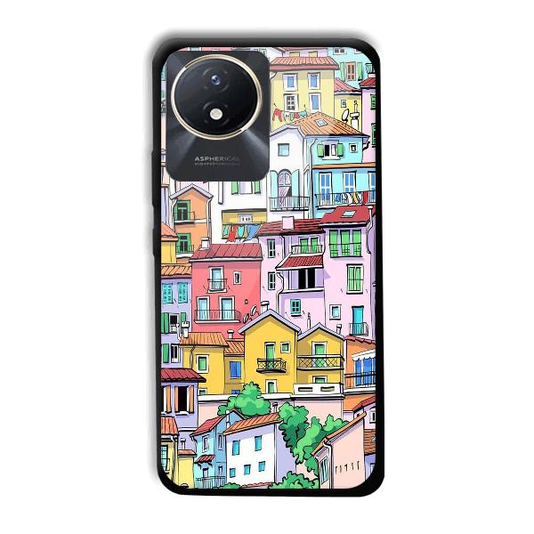 Colorful Alley Phone Customized Printed Back Cover for Vivo Y02t