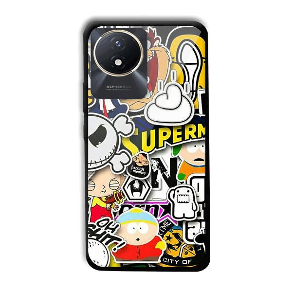 Cartoons Phone Customized Printed Back Cover for Vivo Y02t